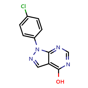 1-(4-Chloro-phenyl)-1H-pyrazolo[3,4-d]pyrimidin-4-ol
