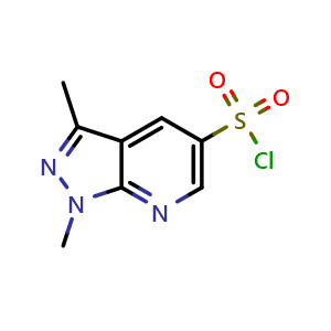 1,3-dimethyl-1H-pyrazolo[3,4-b]pyridine-5-sulfonyl chloride
