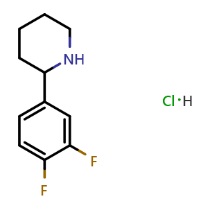 2-(3,4-difluorophenyl)piperidine hydrochloride