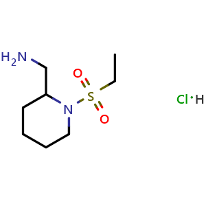 (1-(ethylsulfonyl)piperidin-2-yl)methanamine hydrochloride