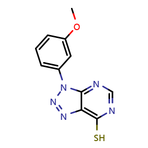 3-(3-methoxyphenyl)-3H-[1,2,3]triazolo[4,5-d]pyrimidine-7-thiol