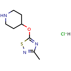 4-[(3-methyl-1,2,4-thiadiazol-5-yl)oxy]piperidine hydrochloride