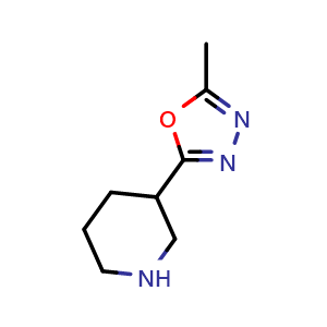 3-(5-methyl-1,3,4-oxadiazol-2-yl)piperidine