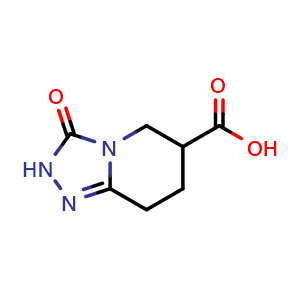 3-oxo-2H,3H,5H,6H,7H,8H-[1,2,4]triazolo[4,3-a]pyridine-6-carboxylic acid