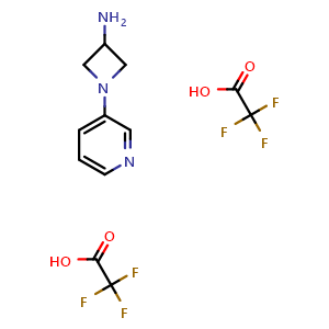 1-(pyridin-3-yl)azetidin-3-amine; bis(trifluoroacetic acid)