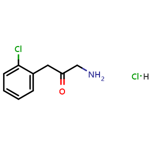 1-amino-3-(2-chlorophenyl)propan-2-one hydrochloride