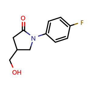 1-(4-fluorophenyl)-4-(hydroxymethyl)pyrrolidin-2-one
