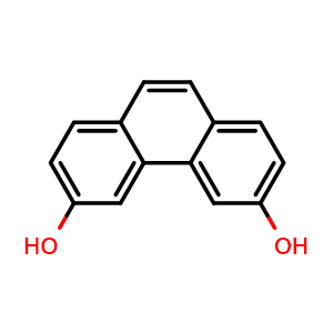 Chemical structure of 3,6-Phenanthrenediol , CAS 30309-92-3, AChemBlock AD245932