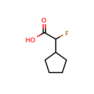 2-cyclopentyl-2-fluoroacetic acid