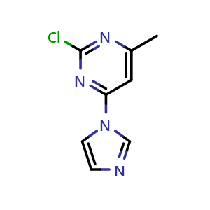 2-chloro-4-(1H-imidazol-1-yl)-6-methylpyrimidine