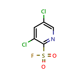 Chemical structure of 3,5-Dichloropyridine-2-sulfonyl Fluoride , CAS 1934395-48-8, AChemBlock AD246034