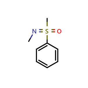 Chemical structure of Methyl(methylimino)(phenyl)-lambda6-sulfanone , CAS 30004-67-2, AChemBlock AD246056