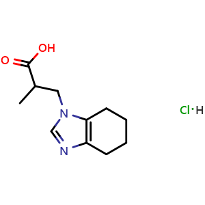 2-methyl-3-(4,5,6,7-tetrahydro-1H-1,3-benzodiazol-1-yl)propanoic acid hydrochloride