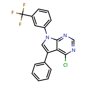 4-Chloro-5-phenyl-7-[3-(trifluoromethyl)phenyl]-7H-pyrrolo[2,3-d]pyrimidine