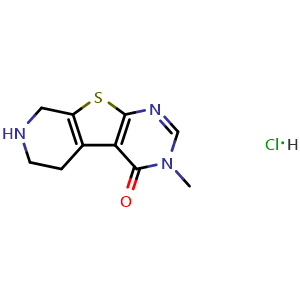 Chemical structure of 4-methyl-8-thia-4,6,11-triazatricyclo[7.4.0.0,{2,7}]trideca-1(9),2(7),5-trien-3-one hydrochloride , CAS 2877628-05-0, AChemBlock AD246291