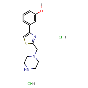 1-{[4-(3-methoxyphenyl)-1,3-thiazol-2-yl]methyl}piperazine dihydrochloride