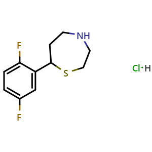 7-(2,5-difluorophenyl)-1,4-thiazepane hydrochloride