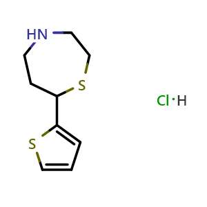 7-(thiophen-2-yl)-1,4-thiazepane hydrochloride