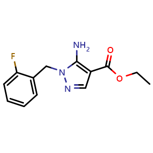 ethyl 5-amino-1-(2-fluorobenzyl)-1H-pyrazole-4-carboxylate