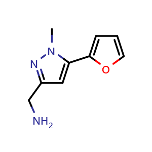 C-(5-Furan-2-yl-1-methyl-1H-pyrazol-3-yl)-methylamine