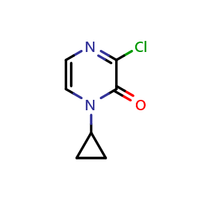 3-chloro-1-cyclopropyl-1,2-dihydropyrazin-2-one