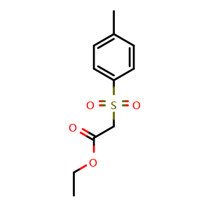 Chemical structure of Ethyl 2-tosylacetate , CAS 2850-19-3, AChemBlock AD246446