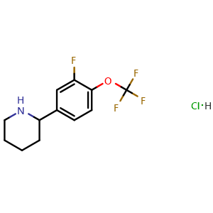 2-[3-fluoro-4-(trifluoromethoxy)phenyl]piperidine hydrochloride