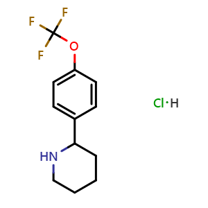 2-[4-(trifluoromethoxy)phenyl]piperidine hydrochloride