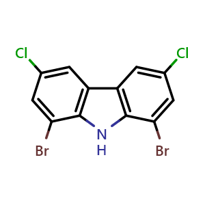 1,8-Dibromo-3,6-dichlorocarbazole
