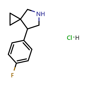 7-(4-fluorophenyl)-5-azaspiro[2.4]heptane hydrochloride