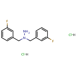 1,1-bis[(3-fluorophenyl)methyl]hydrazine dihydrochloride