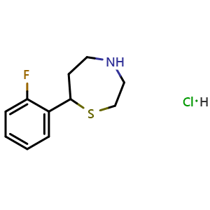 7-(2-fluorophenyl)-1,4-thiazepane hydrochloride