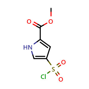 methyl 4-(chlorosulfonyl)-1H-pyrrole-2-carboxylate