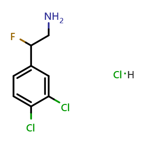 2-(3,4-dichlorophenyl)-2-fluoroethan-1-amine hydrochloride