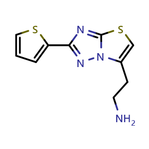 2-[2-(thiophen-2-yl)-[1,2,4]triazolo[3,2-b][1,3]thiazol-6-yl]ethan-1-amine