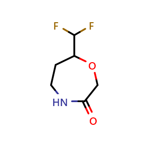 7-(difluoromethyl)-1,4-oxazepan-3-one