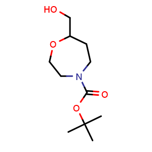 tert-butyl 7-(hydroxymethyl)-1,4-oxazepane-4-carboxylate