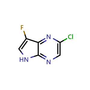 2-Chloro-7-fluoro-5H-pyrrolo[2,3-b]pyrazine