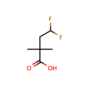 4,4-difluoro-2,2-dimethylbutanoic acid