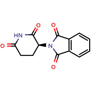 Chemical structure of (S)-Thalidomide , CAS 841-67-8, AChemBlock AD246815