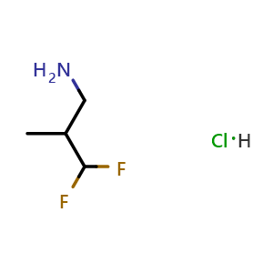 3,3-difluoro-2-methylpropan-1-amine hydrochloride