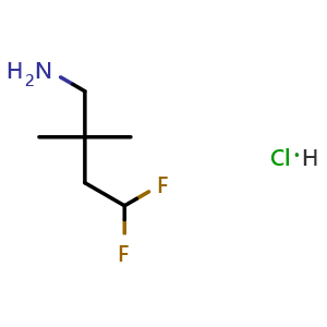 4,4-difluoro-2,2-dimethylbutan-1-amine hydrochloride