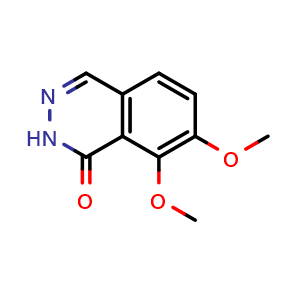 Chemical structure of 7,8-dimethoxy-1,2-dihydrophthalazin-1-one , CAS 4821-89-0, AChemBlock AD246900