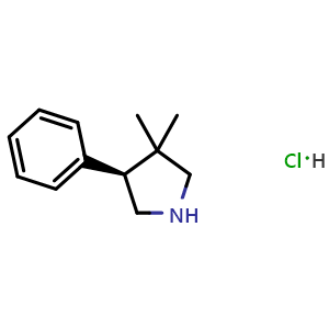 (4S)-3,3-dimethyl-4-phenylpyrrolidine hydrochloride