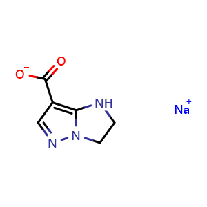 1H-Imidazo[1,2-b]pyrazole-7-carboxylic acid, 2,3-dihydro-, sodium salt