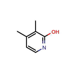 Chemical structure of 3,4-Dimethylpyridin-2-ol , CAS 95907-02-1, AChemBlock AD246927