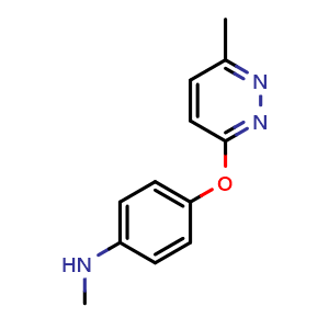 N-methyl-4-((6-methylpyridazin-3-yl)oxy)aniline