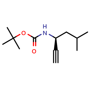 tert-butyl N-[(3S)-5-methylhex-1-yn-3-yl]carbamate