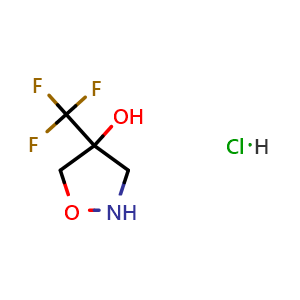 4-(trifluoromethyl)-1,2-oxazolidin-4-ol hydrochloride