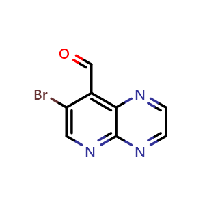 7-bromopyrido[2,3-b]pyrazine-8-carbaldehyde